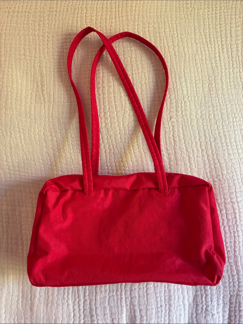 BAGGU Bowler Candy Apple Red